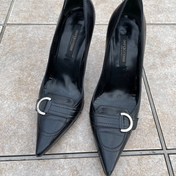 Sergio Rossi black shoes size